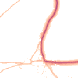 Daytime road noise heatmap for TQ7 3DH