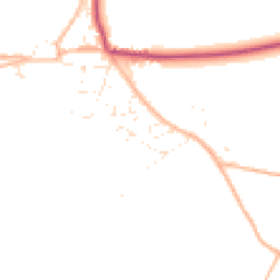 Daytime road noise heatmap for TQ7 3EX