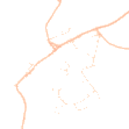 Daytime road noise heatmap for TQ7 3PE