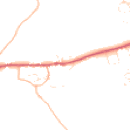 Daytime road noise heatmap for TQ7 3PG