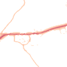 Daytime road noise heatmap for TQ7 3PJ
