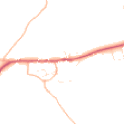 Daytime road noise heatmap for TQ7 3PN