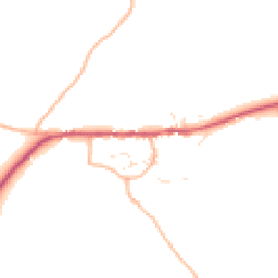 Daytime road noise heatmap for TQ7 3PP