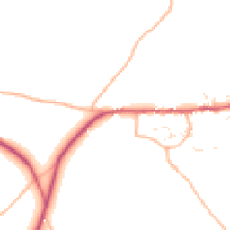 Daytime road noise heatmap for TQ7 3PS