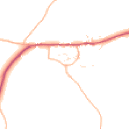 Daytime road noise heatmap for TQ7 3PU