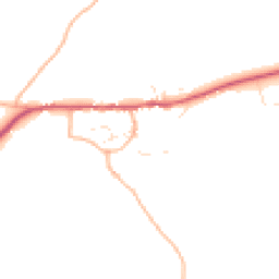 Daytime road noise heatmap for TQ7 3QD