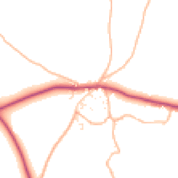 Daytime road noise heatmap for TQ7 3QN