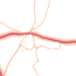 Daytime road noise heatmap for TQ7 3QW