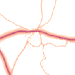 Daytime road noise heatmap for TQ7 3RB