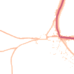Daytime road noise heatmap for TQ7 3RT