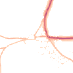 Daytime road noise heatmap for TQ7 3RW