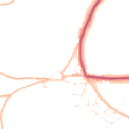 Daytime road noise heatmap for TQ7 3RX