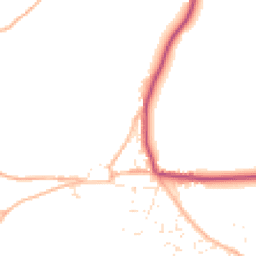 Daytime road noise heatmap for TQ7 3RZ