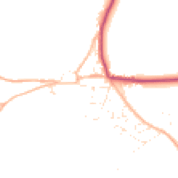 Daytime road noise heatmap for TQ7 3SE