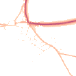 Daytime road noise heatmap for TQ7 3SJ