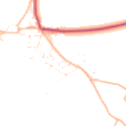 Daytime road noise heatmap for TQ7 3SR