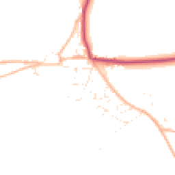 Daytime road noise heatmap for TQ7 3SS