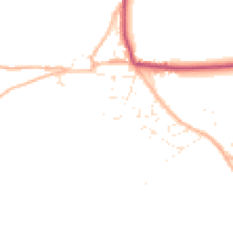 Daytime road noise heatmap for TQ7 3SU