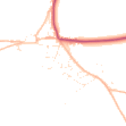 Daytime road noise heatmap for TQ7 3SY