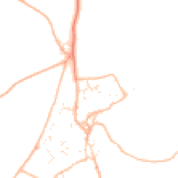 Daytime road noise heatmap for TQ7 4BY