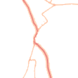 Daytime road noise heatmap for TQ7 4EW