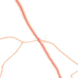 Daytime road noise heatmap for TQ7 4HQ