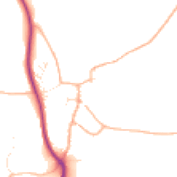 Daytime road noise heatmap for TQ7 4JE