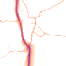 Daytime road noise heatmap for TQ7 4JS