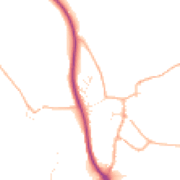Daytime road noise heatmap for TQ7 4LQ