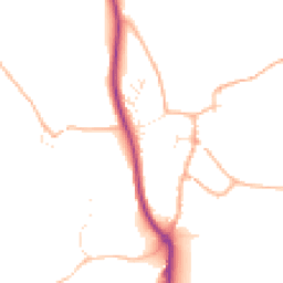 Daytime road noise heatmap for TQ7 4LX