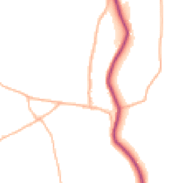Daytime road noise heatmap for TQ7 4NB