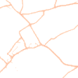 Daytime road noise heatmap for TQ7 4PT