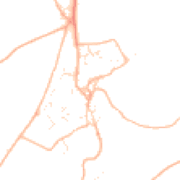 Daytime road noise heatmap for TQ7 4QH