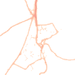Daytime road noise heatmap for TQ7 4RH