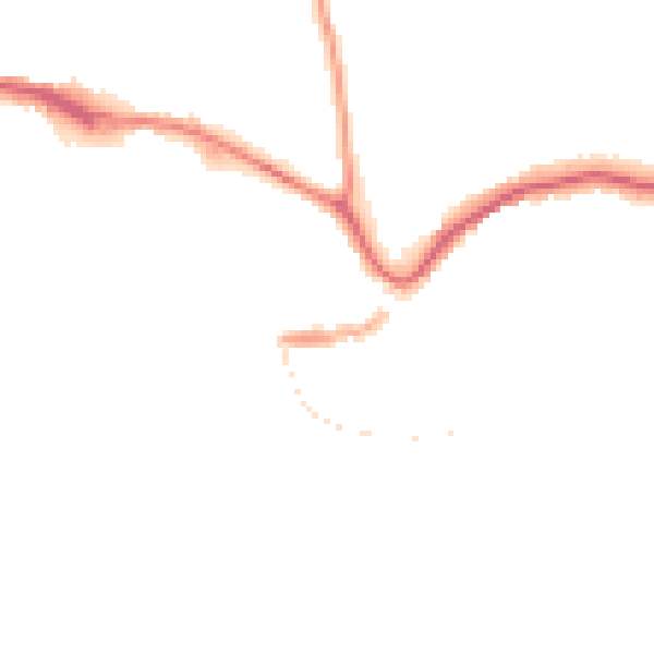 Night-time road noise heatmap for TQ9 5AD