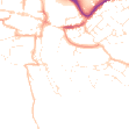 Daytime road noise heatmap for TQ9 5AL