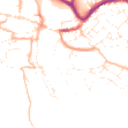 Daytime road noise heatmap for TQ9 5AN