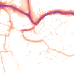 Daytime road noise heatmap for TQ9 5AP