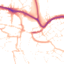 Daytime road noise heatmap for TQ9 5AQ