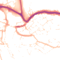 Daytime road noise heatmap for TQ9 5AR
