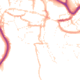 Daytime road noise heatmap for TQ9 5DP