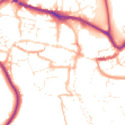 Daytime road noise heatmap for TQ9 5EF