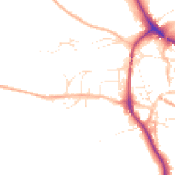 Daytime road noise heatmap for TQ9 5GB