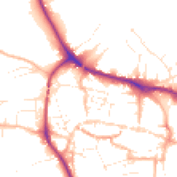 Daytime road noise heatmap for TQ9 5QA