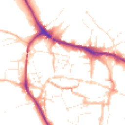 Daytime road noise heatmap for TQ9 5QF