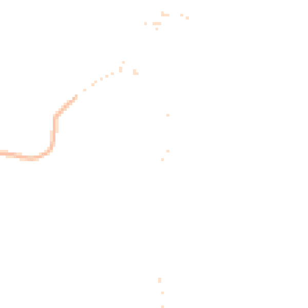 Daytime road noise heatmap for TQ9 6EN