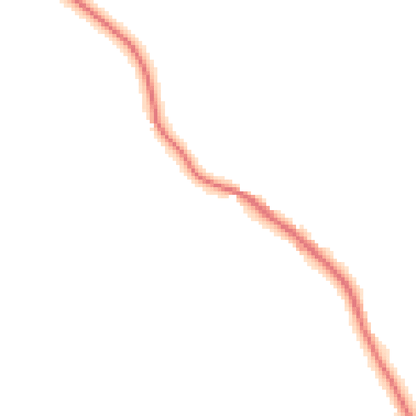 Night-time road noise heatmap for TQ9 6EX
