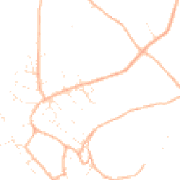 Daytime road noise heatmap for TQ9 6GF