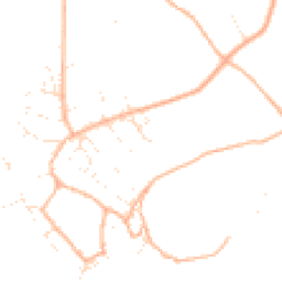Daytime road noise heatmap for TQ9 6GJ