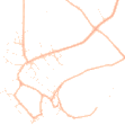 Daytime road noise heatmap for TQ9 6GL